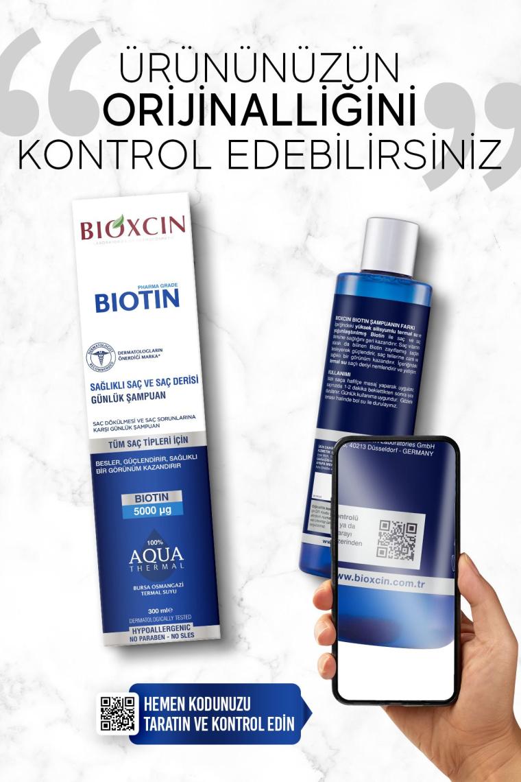 Biotin Şampuan 300 ml Tüm Saç Tipleri Hassas Saç Derisi