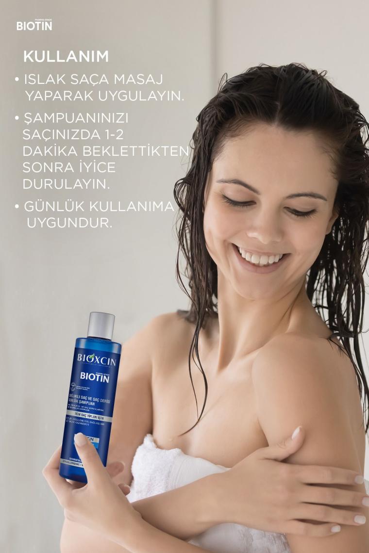 Biotin Şampuan 300 ml Tüm Saç Tipleri Hassas Saç Derisi