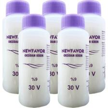5 Adet Oksidan Krem Saç Boya Sıvısı 9'luk 30 Volüme 60 ml