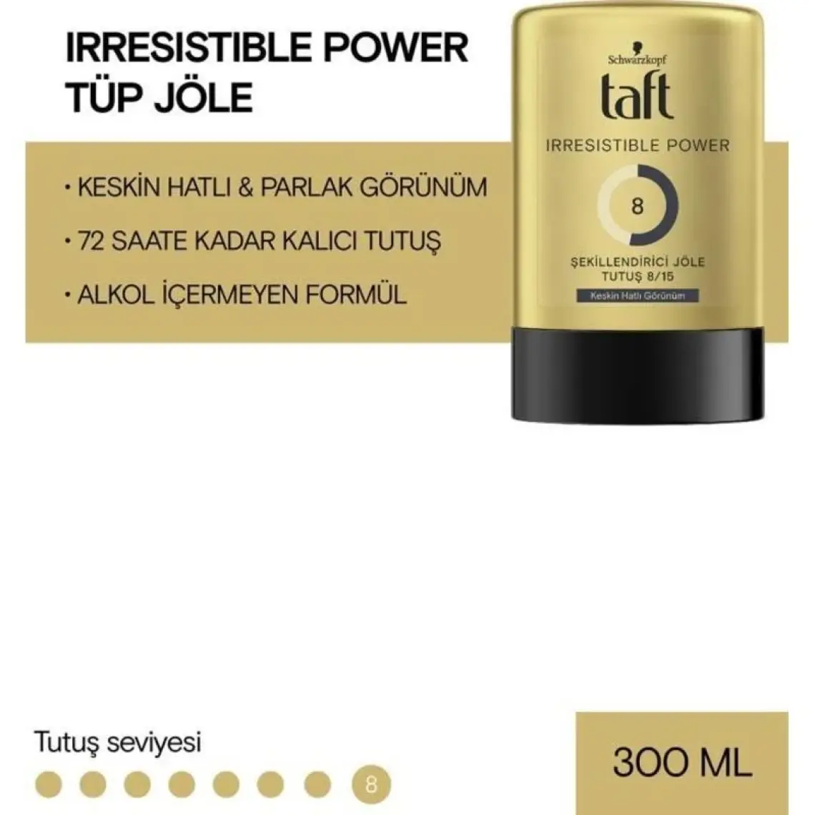 Taft Irresistible Power Jöle 300 ml