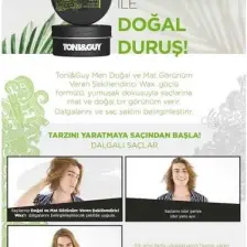 Toni & Guy Saç Şekillendirici Wax 75 ml