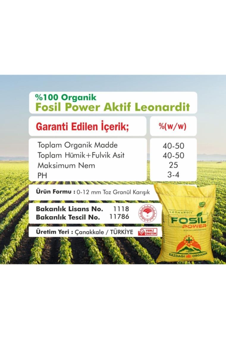 Organik Toprak Düzenleyici Leonardit Ph 2-4 25 Kg