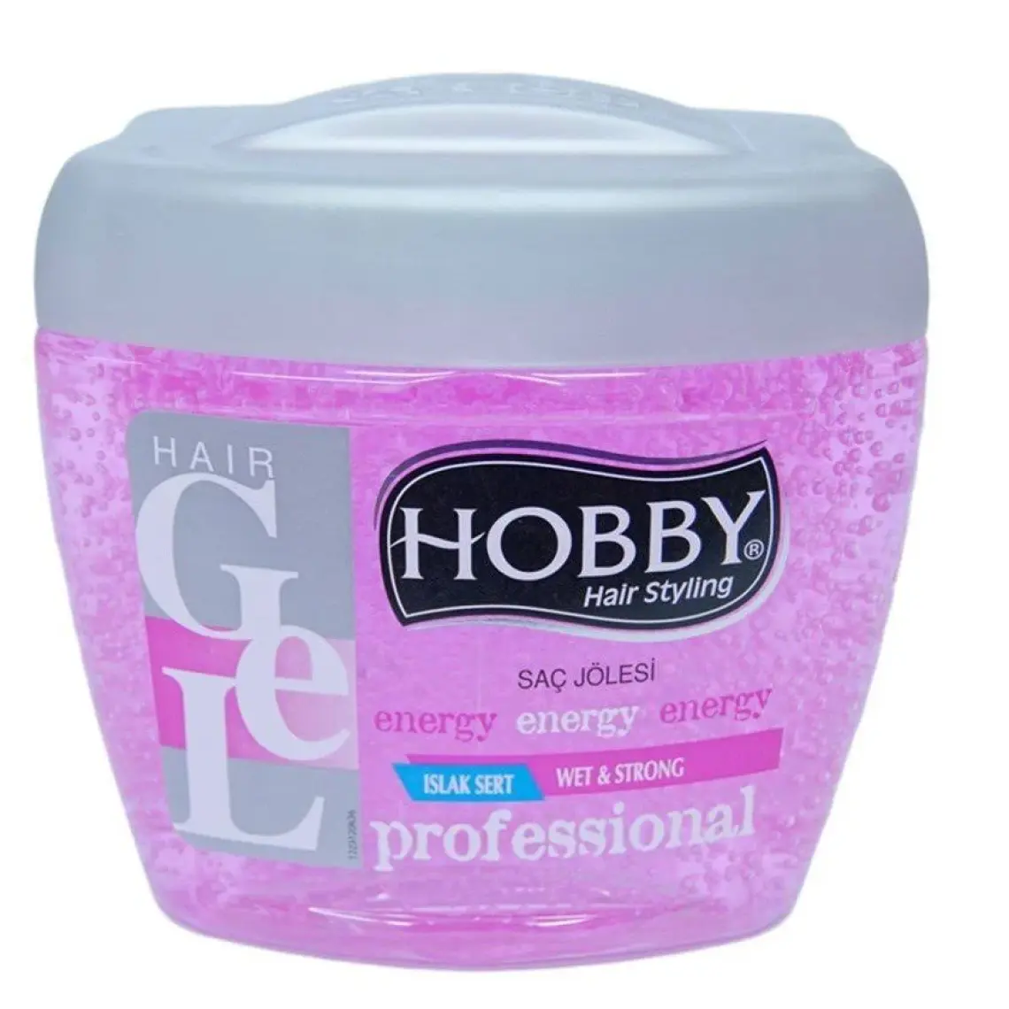 Hobby Crazy Head Saç Şekillendirici  Jöle Sert 700 Ml  Şeffaf, Günlük Kullanım için Uzun Süreli Fiksasyon