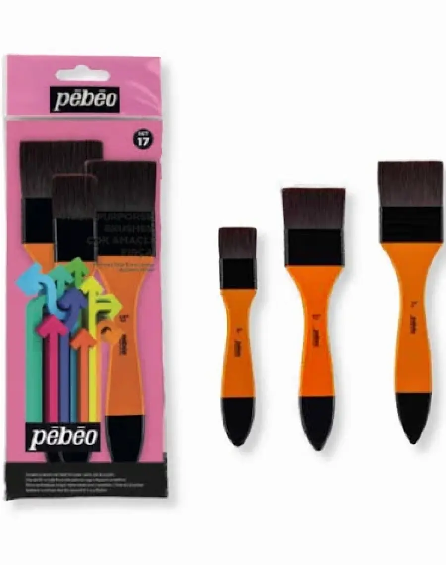 Pebeo Peboe Çok Amaçlı Fırça Seti No : 17