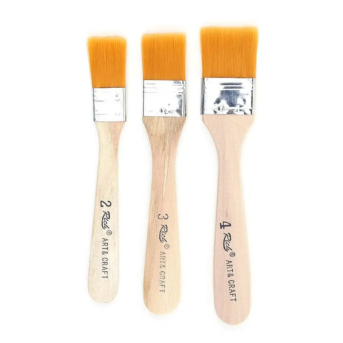 Rich Fırça Set Ekonomik 3'Lü Sarı Kıl 77-11227