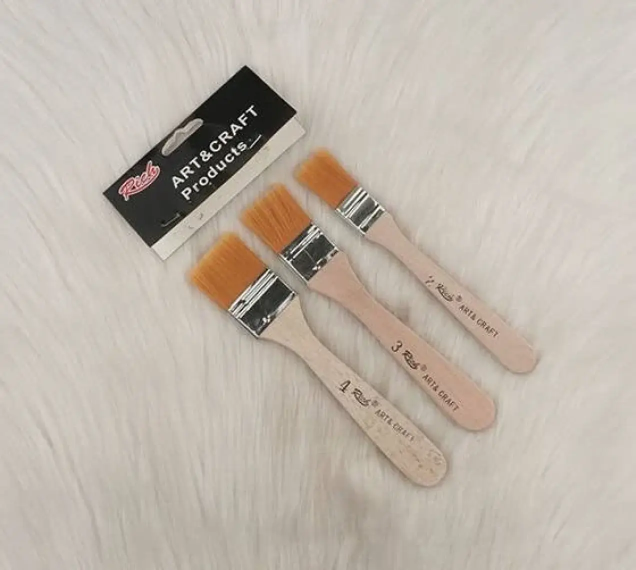 Rich Fırça Set Ekonomik 3'Lü Sarı Kıl 77-11227