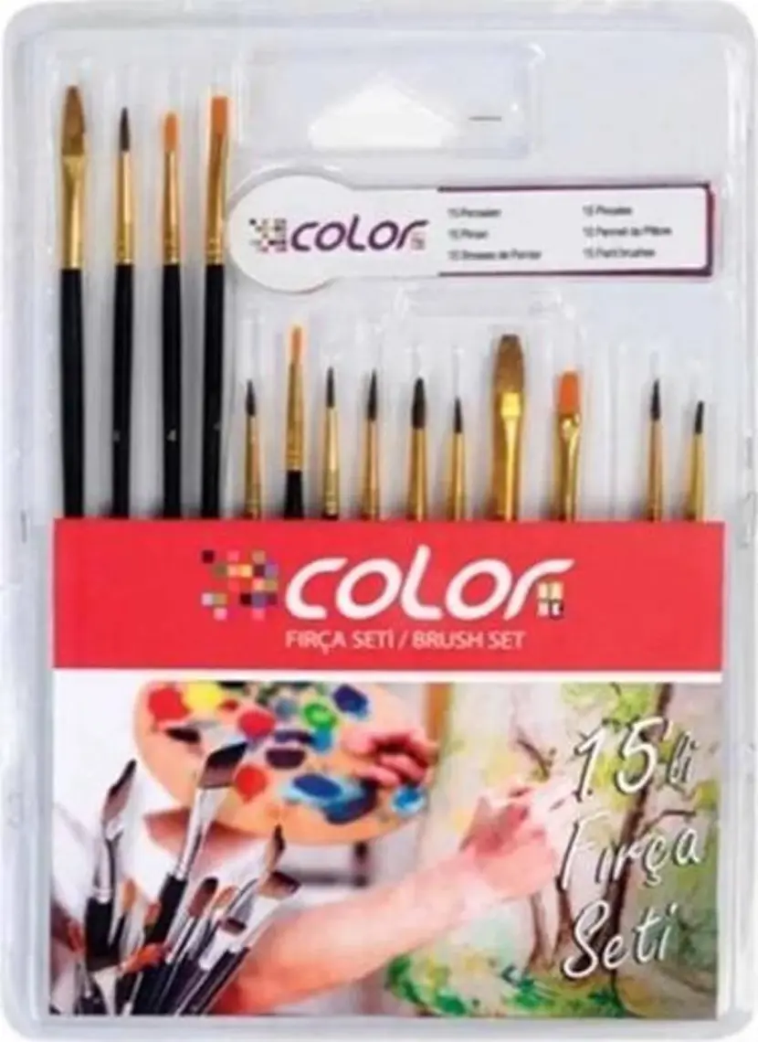 Colorbank 15'Li Fırça Seti
