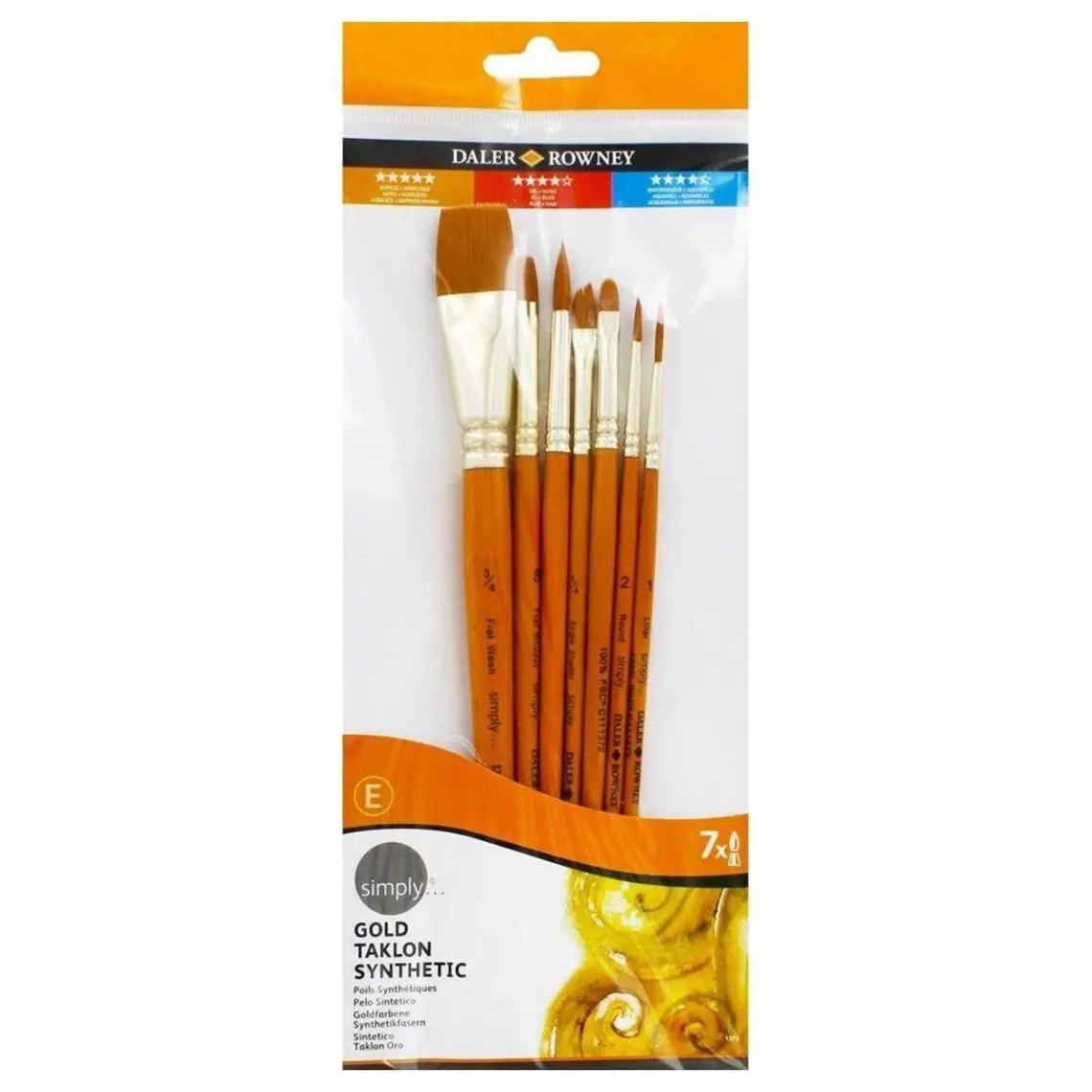 Daler Rowney Fırça Seti 7Li 216920700