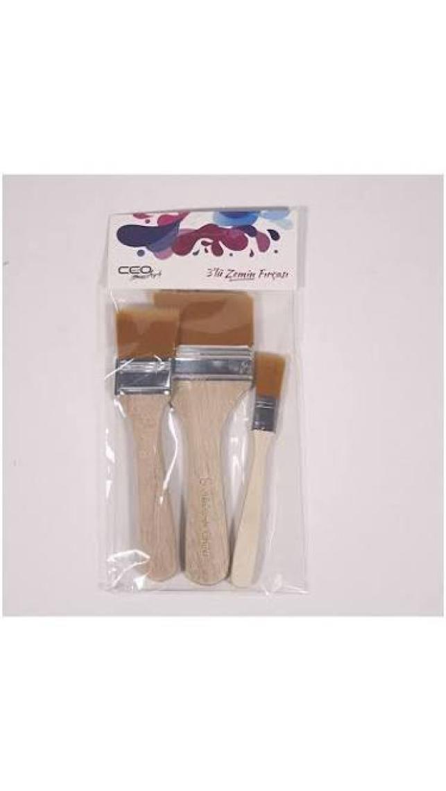 Ceo Art SN0010 Zemin Fırçası Set 3'lü