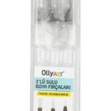 Olly Art LN-3103 Doldurulabilir Sulu Boya Fırçaları 3'lü