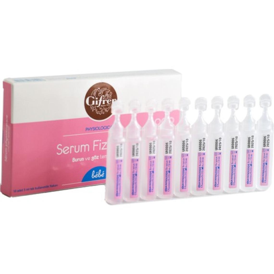 Gifrer Physiologica 5 ml 10'lu Flakon Serum Fizyolojik