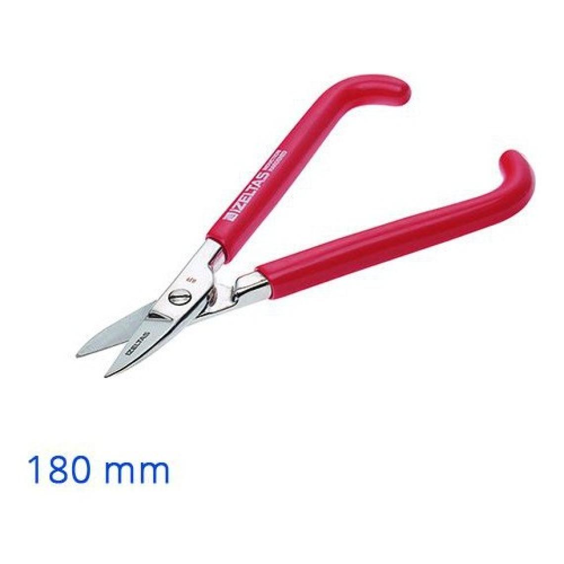 İzeltaş Kuyumcu Makası Düz 180 Mm