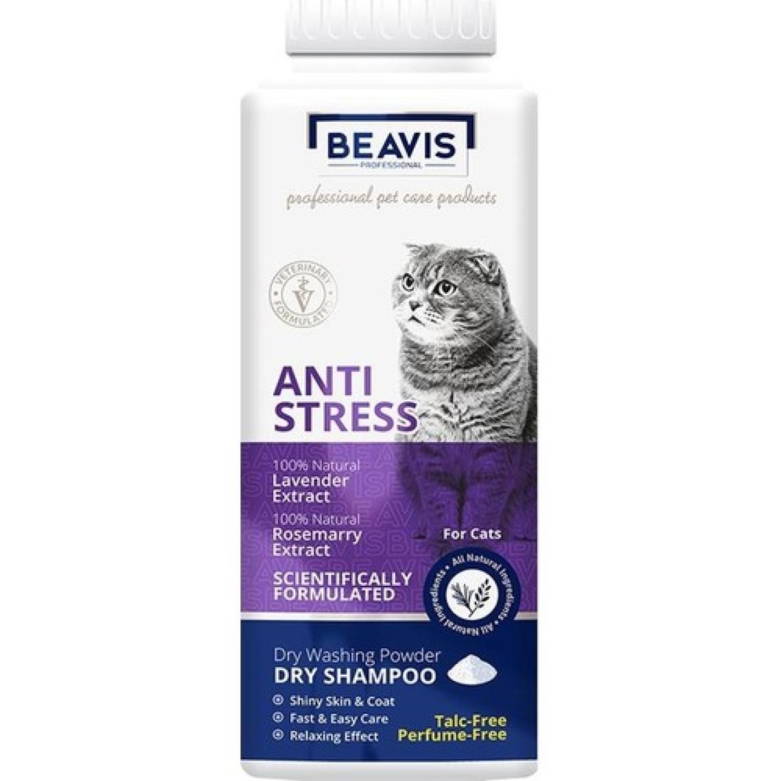 Beavis Cat Anti-Stress Kediler Için Lavanta ve Biberiye Özlü Toz Şampuan 150 gr
