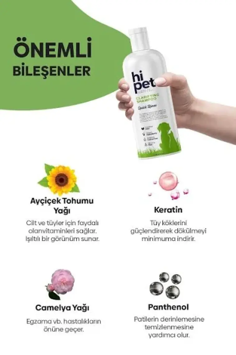Hipet Kedi Arındırıcı Şampuan