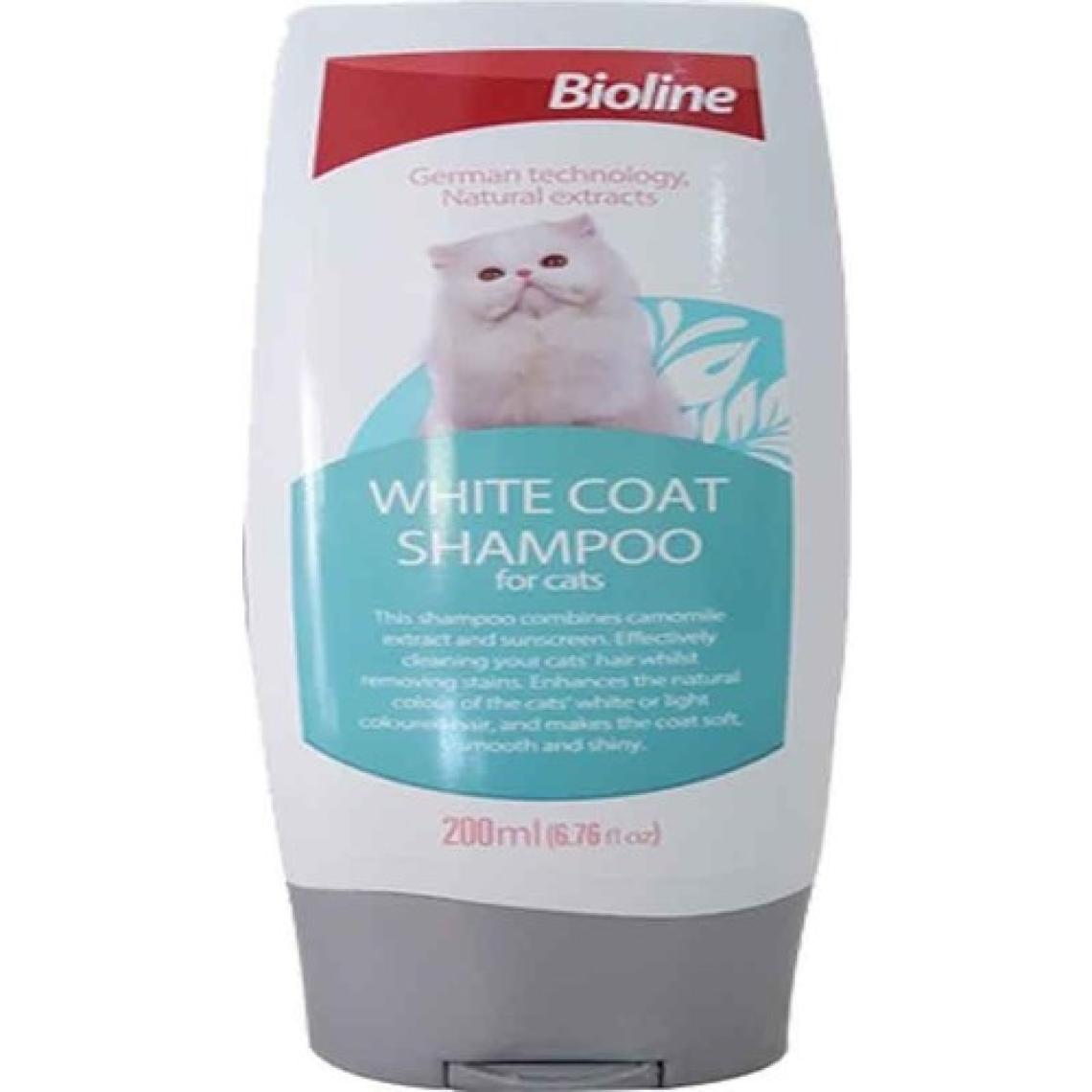 Bioline Beyaz Tüylü Kediler Için Kedi Şampuanı 200 ml