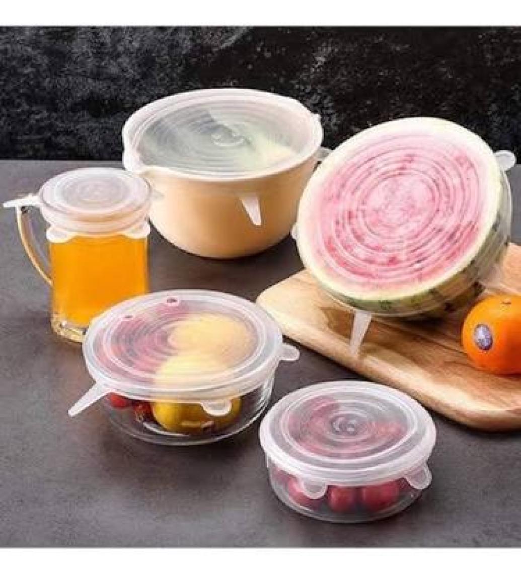 Menzir Silikon Streç Kapak 6'lı Tencere Bonesi