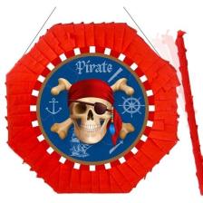 Parti Dükkanım Korsan Temalı Pinyata 42 cm + Sopası
