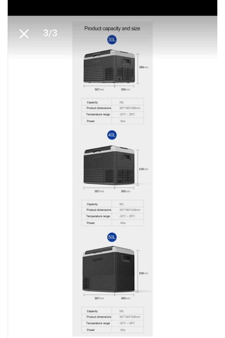 Araç Buzdolabı 40lt Hacimli 12v-24v