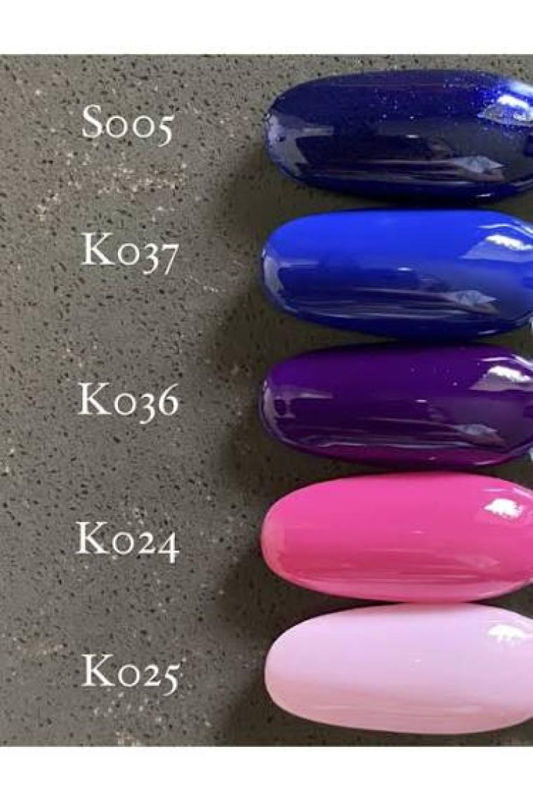 Momo Professional Kalıcı Oje S005 Safir Mavi Simli, 14ML