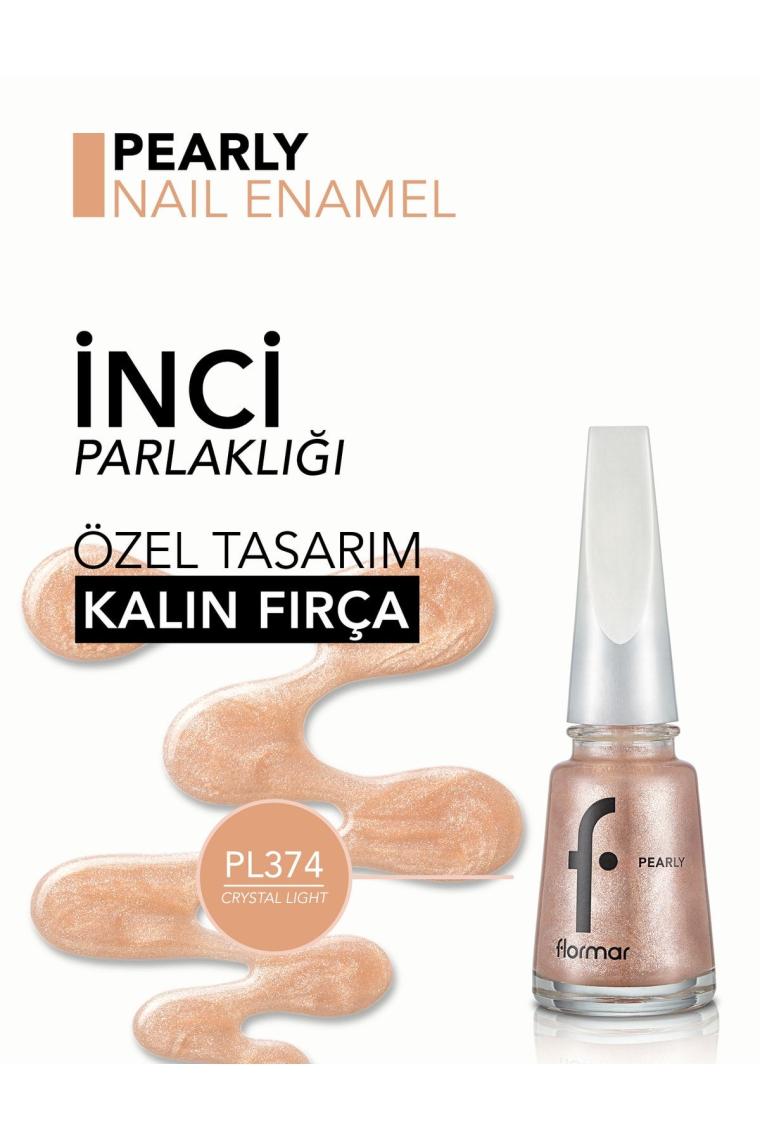Sedefli Parlak Oje (BEJ) - Pearly Nail Enamel - Pl374 Crystal Light - 8682536035484