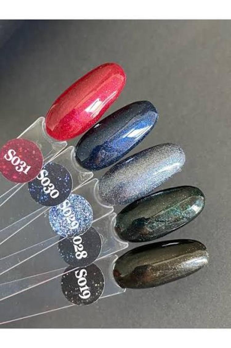 Kalıcı Oje S028 Parıltılı Zümrüt Yeşili 14 ml