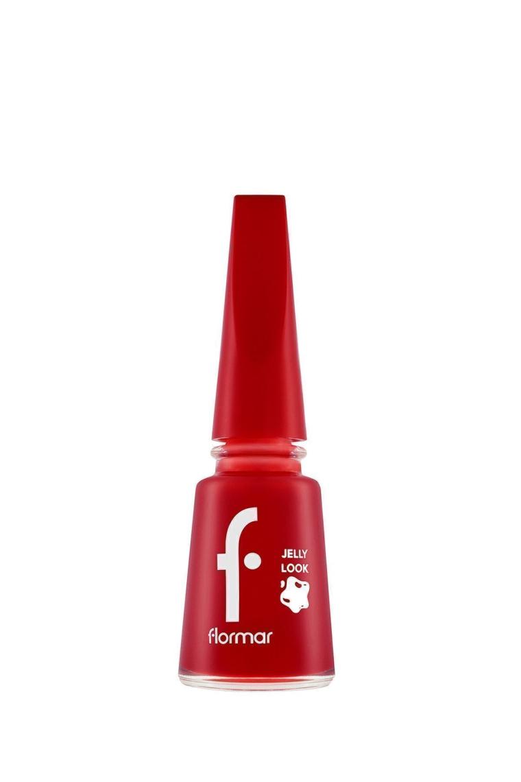 Jel Görünümlü Parlak Oje (Kırmızı) - Jelly Look Nail Enamel - JL05 Fire Red - 8690604233632