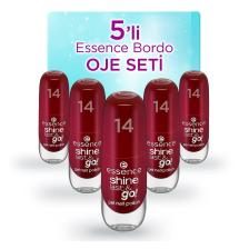 5'li Bordo Oje Seti