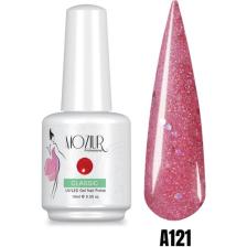 Mozıur Uv LED Kalıcı Oje 15 ml Simli Seri
