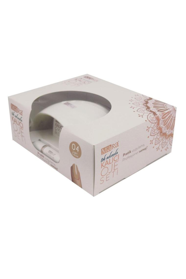 Mara Kalıcı Oje Seti 04 Light Cream