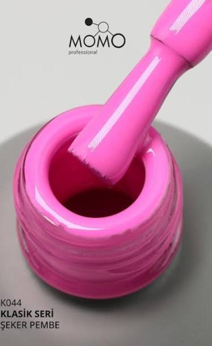 Momo Professional Kalıcı Oje K044 Canlı Pembe, 14ML