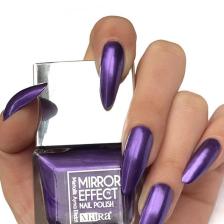 Metalik Ayna Efektli Oje Mor 15ml