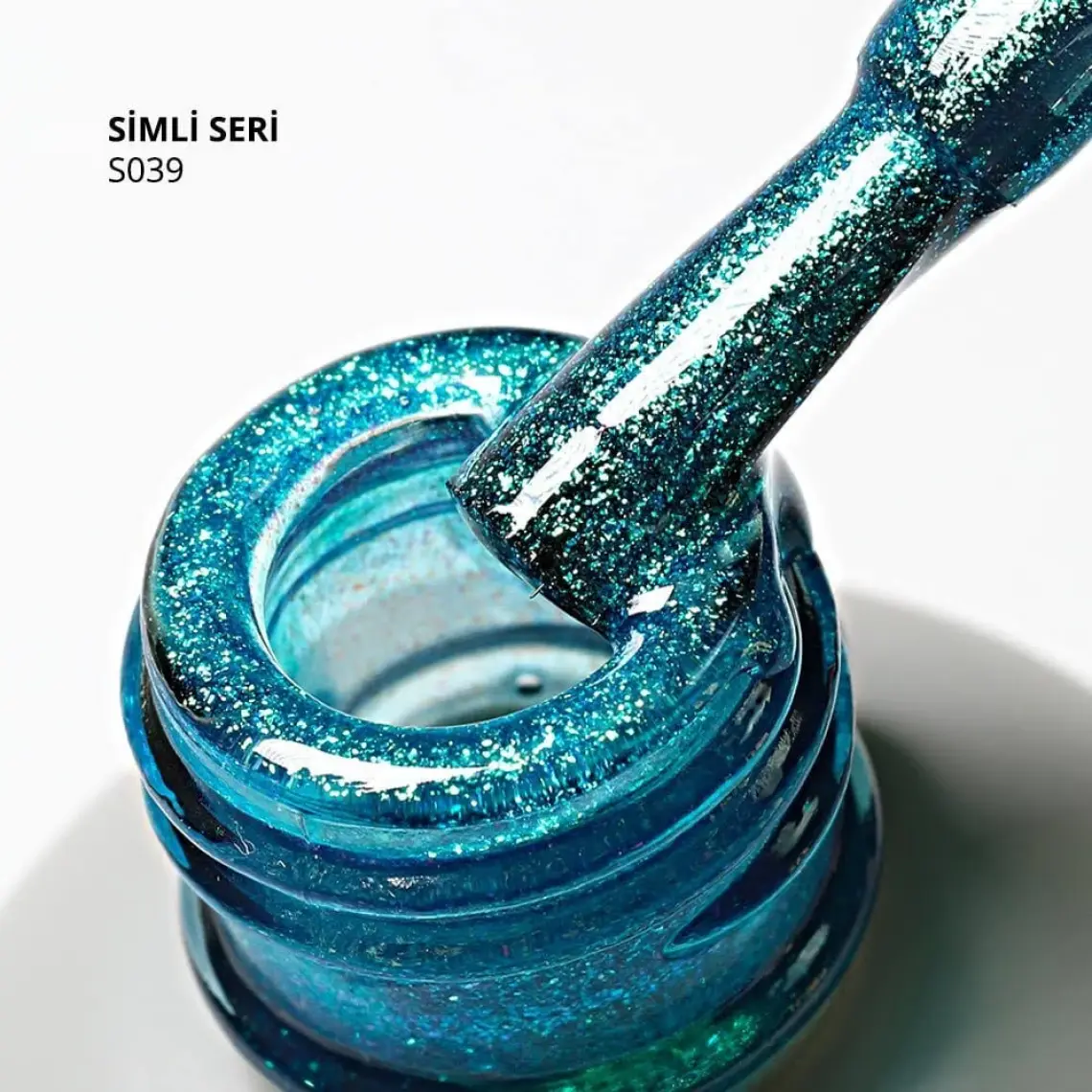 Kalıcı Oje S039, Yoğun Simli Açık Petrol Mavi, 14 ml