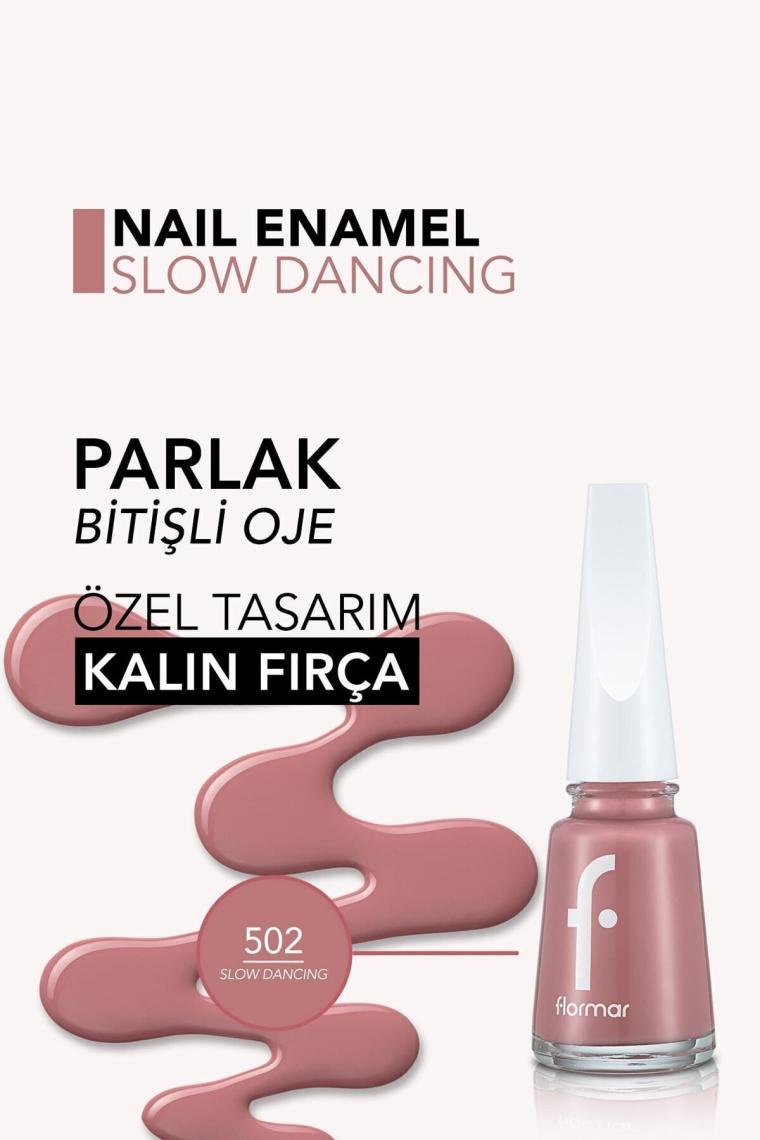 Nail Enamel Yüksek Pigmentli & Parlak Bitişli Oje Fne-502 Slow Dancıng