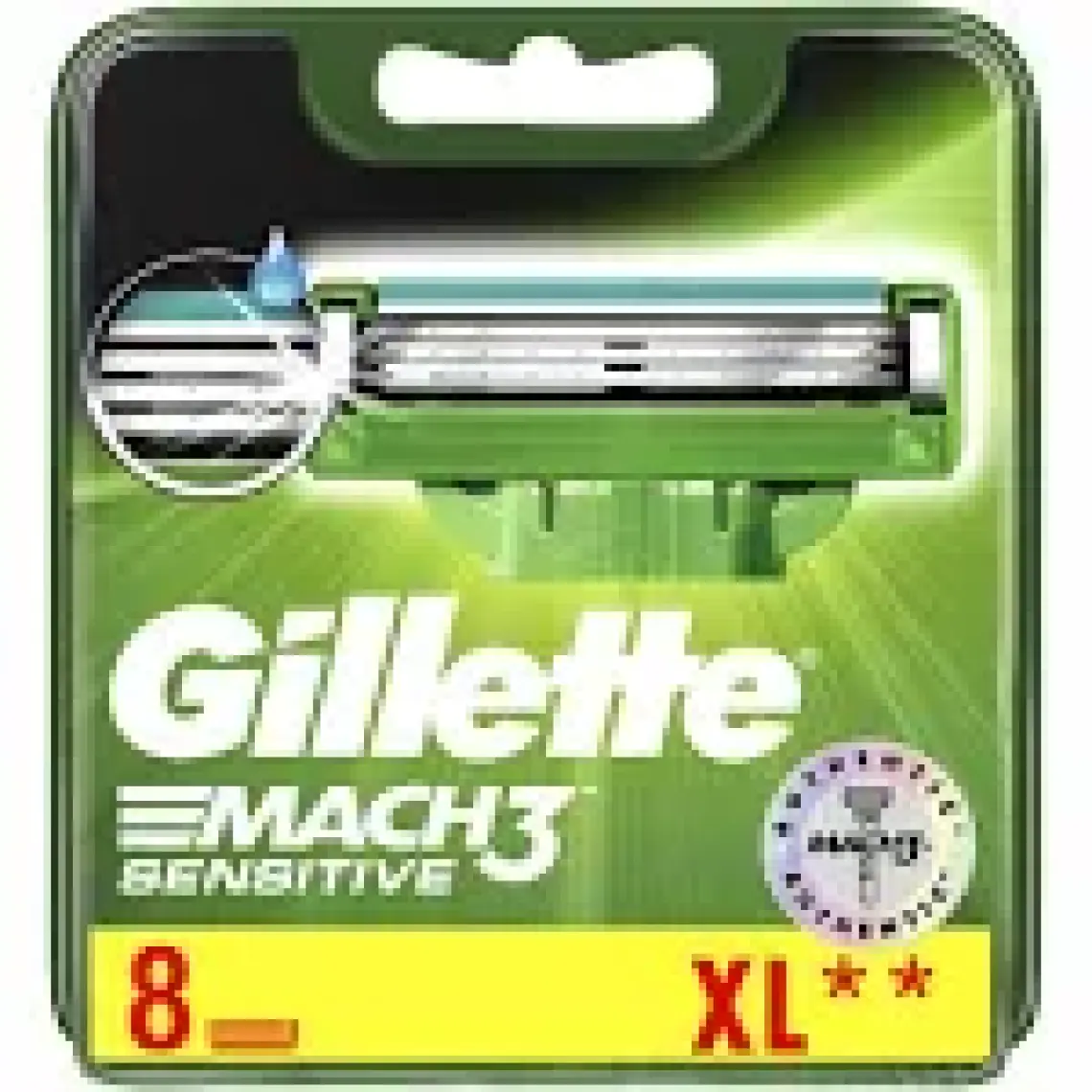 Gillette Mach3 Sensitive Yedek Tıraş Bıçağı 8'li