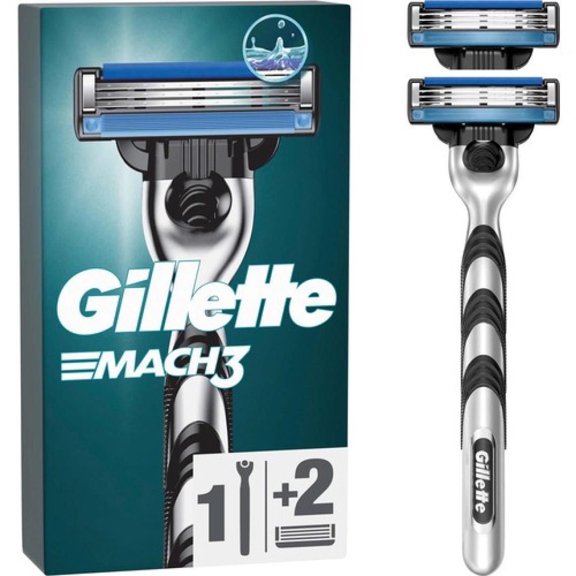 Gillette Mach3 Tıraş Makinesi + 2 Yedek Tıraş Bıçağı