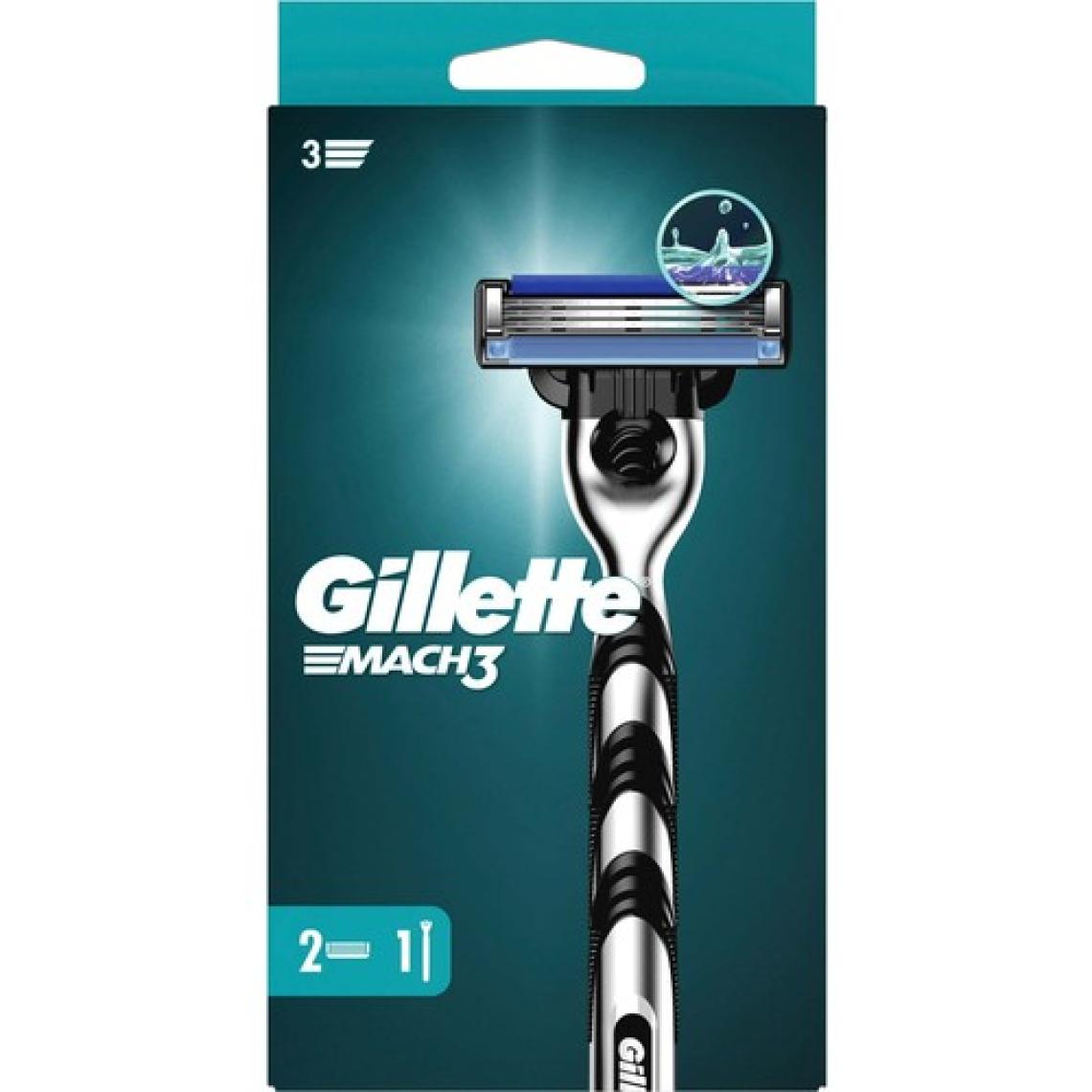 Gillette Mach3 Tıraş Makinesi + 2 Yedek Tıraş Bıçağı