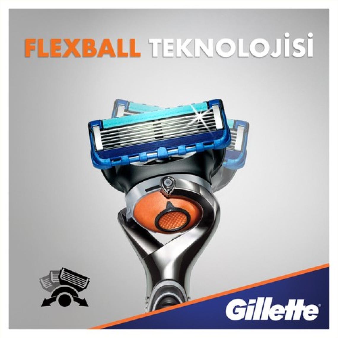 Gillette Fusion ProGlide FlexBall Tıraş Makinesi + 4 Yedek Tıraş Bıçağı
