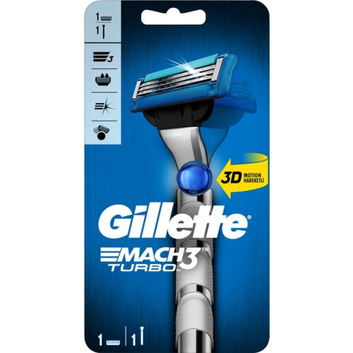 Gillette Mach3 Turbo 3D Tıraş Makinesi