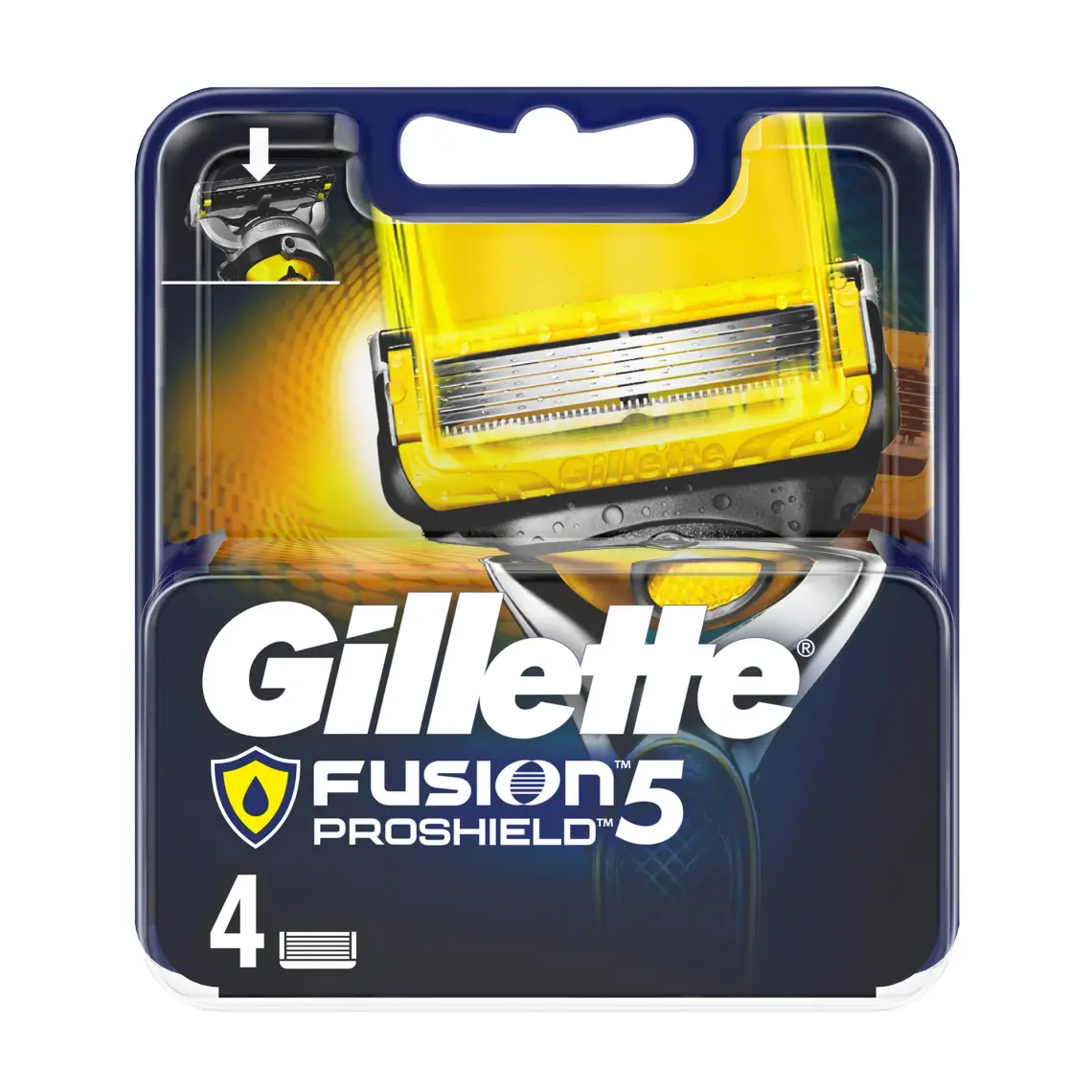 Gillette Fusion Proshield 4' Lü Yedek