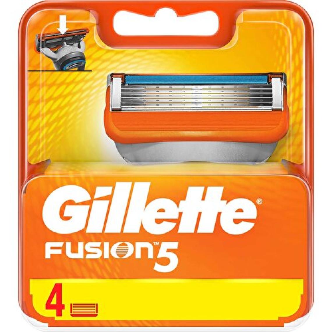 Gillette Fusion 4'lü Yedek Tıraş Bıçağı