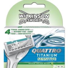 Wilkinson Sword Quattro Titanium Sensitive 2'li Yedek Tıraş Bıçağı