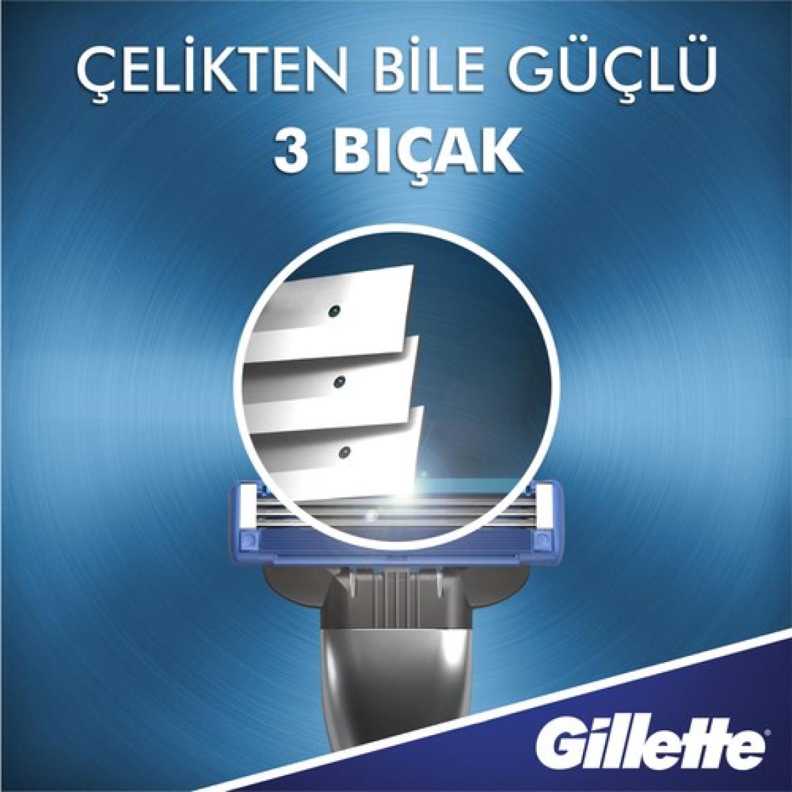 Gillette Mach3 Turbo Yedek Tıraş Bıçağı 12'li