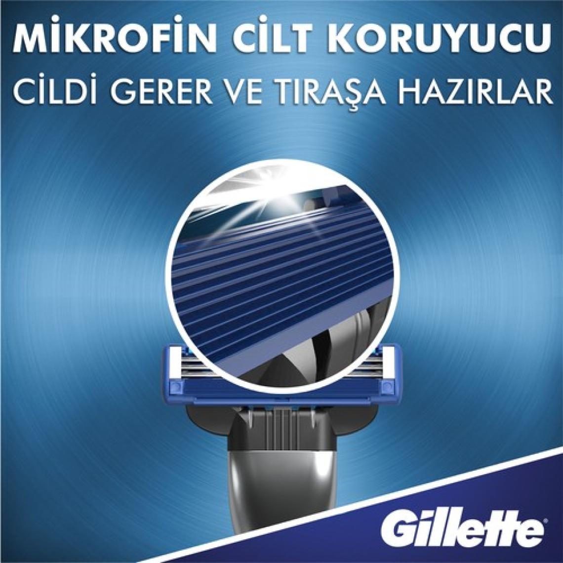Gillette Mach3 Turbo Yedek Tıraş Bıçağı 12'li
