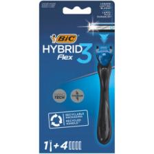 Flex 3 Hybrıd Erkek Tıraş Bıçağı 1 Sap + 4 Başlık