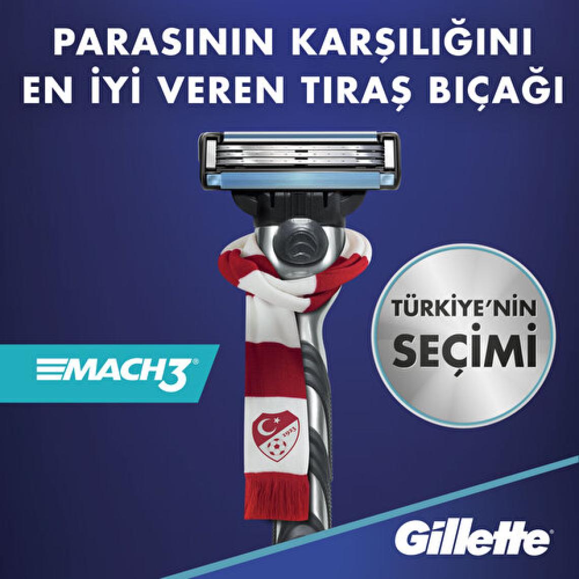 Gillette Mach3 Yedek Tıraş Bıçağı 8'li