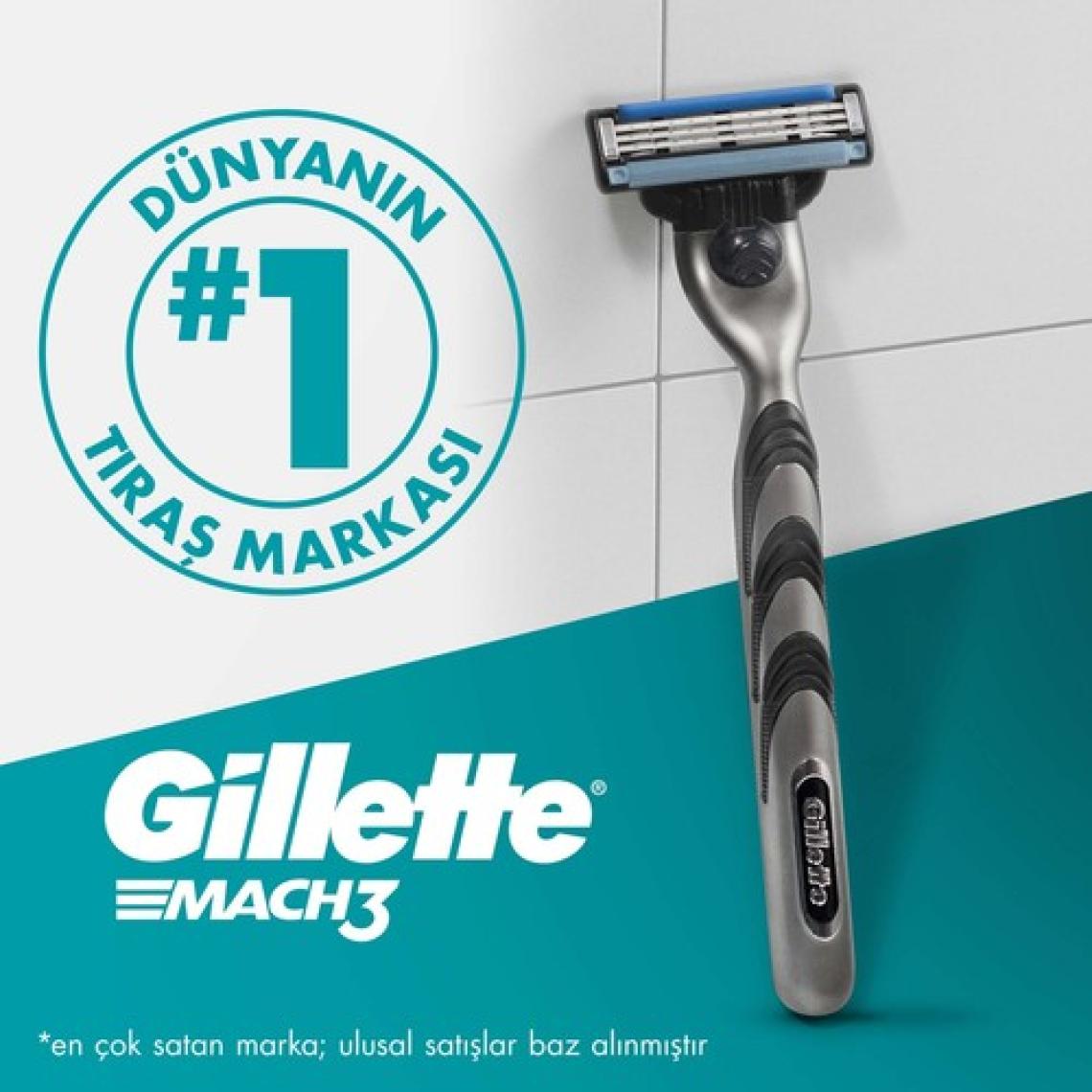 Gillette Mach3 18'li Yedek Tıraş Bıçağı Karton Paket