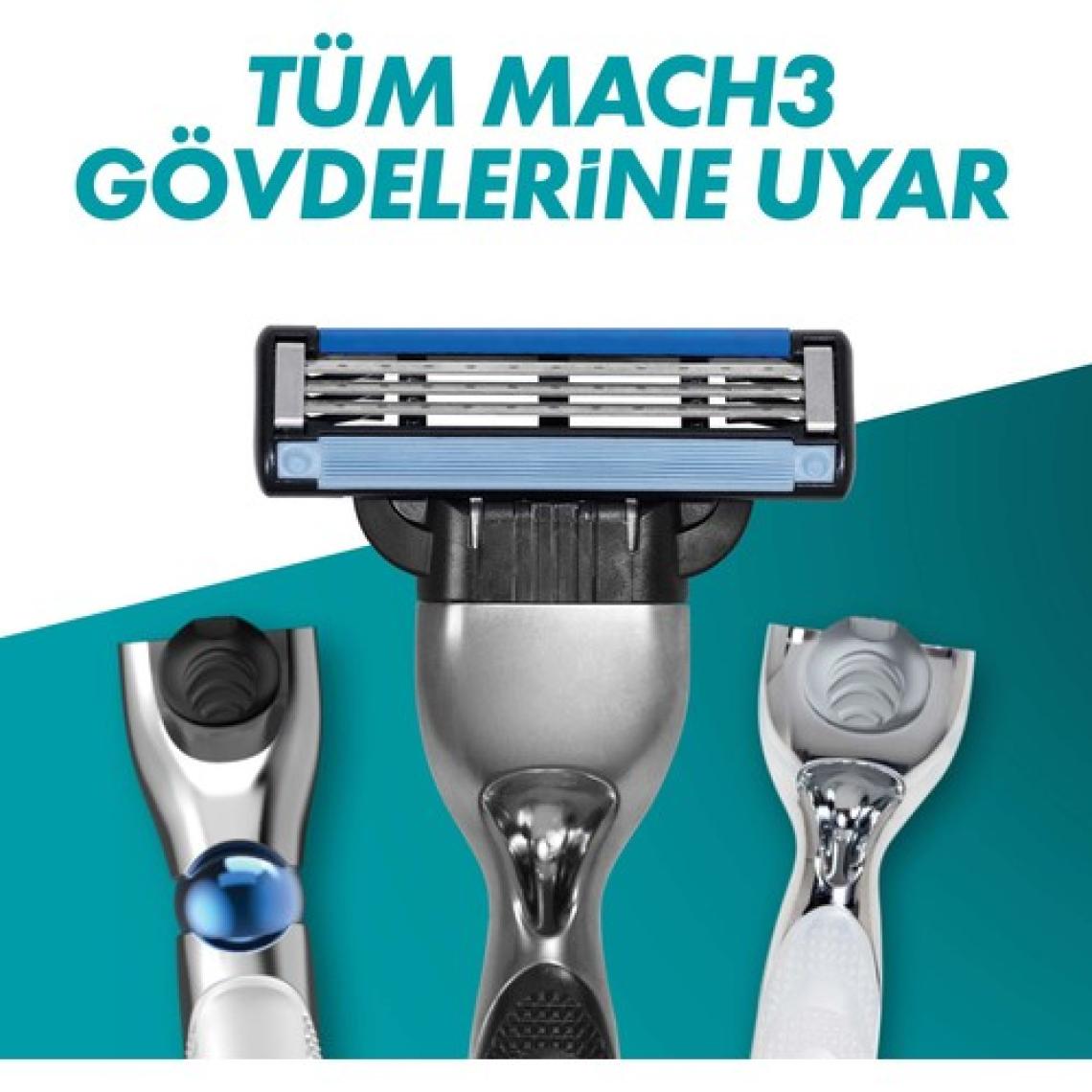 Gillette Mach3 18'li Yedek Tıraş Bıçağı Karton Paket
