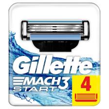 Gillette Mach3 Start 4'lü Yedek Tıraş Bıçağı