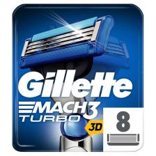 Gillette Mach3 Turbo Yedek Tıraş Bıçağı 8'li