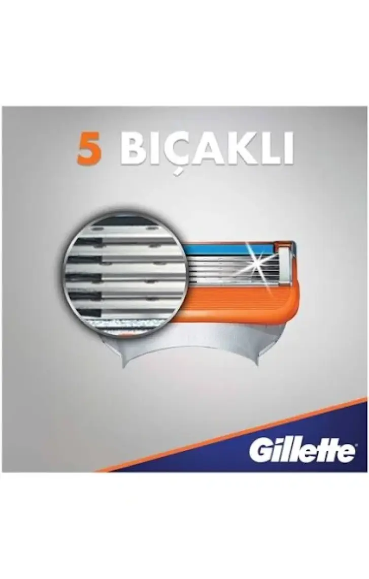 Gillette Fusion 5 Power 8'li Yedek Tıraş Bıçağı Karton Paket